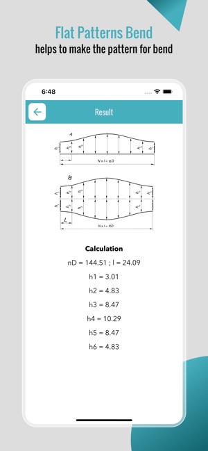 flat layout calculator