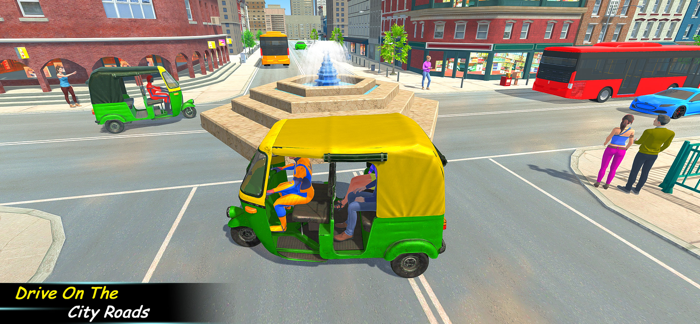 Tuk Tuk Rickshaw Driving Game