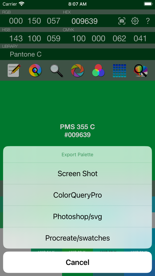 #6. ColorQueryPro (iOS) Podle: Alan Meyers