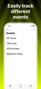 Athlete - time tracking screenshot #3 for iPhone