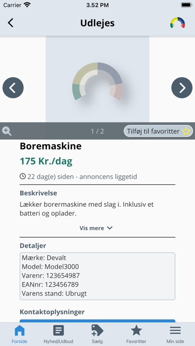 HåndværkerPortalen Screenshot