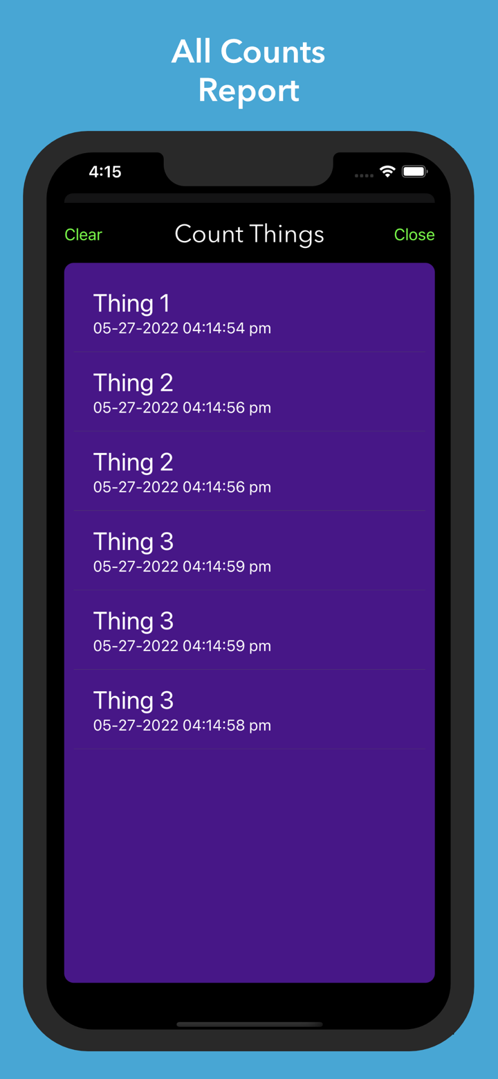 Count Things App screenshot 2