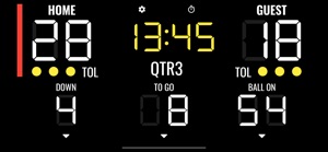 American Football Scoreboard screenshot #1 for iPhone