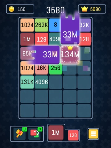 Merge Number Block - 2048 Gameのおすすめ画像3