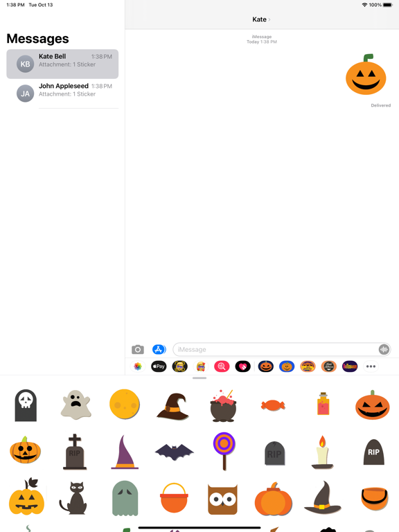 Screenshot #6 pour Halloween stuff stickers emoji