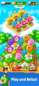 Blooming Flowers: Merge Game screenshot #2 for iPhone