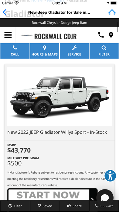 Rockwall Chrysler Dodge Jeep Screenshot