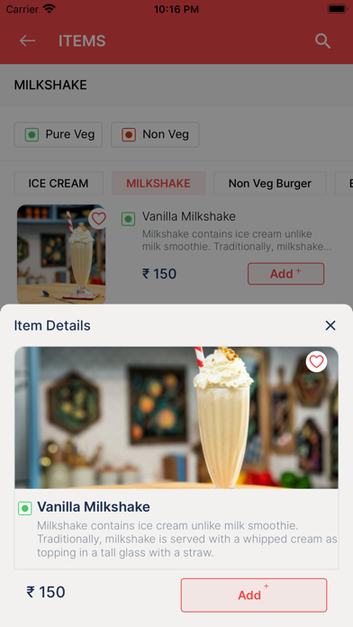 OrderEasy Restaurant Screenshot