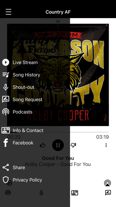 Country AF Radio Screenshot