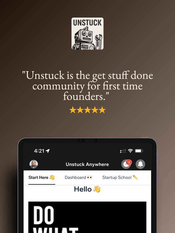 Screenshot #4 pour Unstuck Anywhere for Founders
