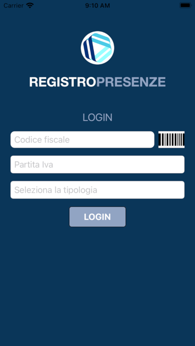 Registro Presenze FBA Screenshot