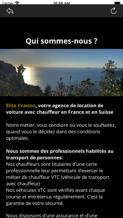 Elite Evasion-Chauffeur Privé Screenshot