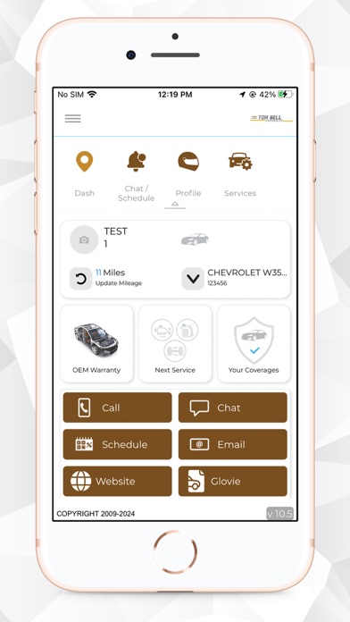 TOM BELL AUTO Screenshot