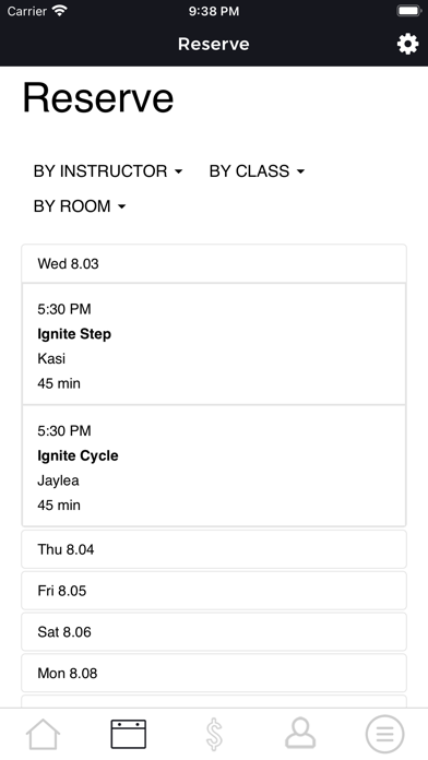 Ignite Fitness Screenshot