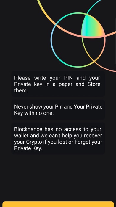 Blocknance Wallet Screenshot