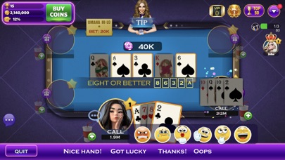 Omaha Poker™ Screenshot