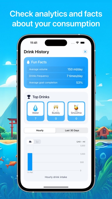 Ninja Water Tracker Screenshot