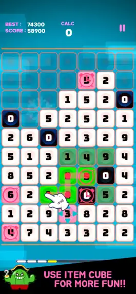 Game screenshot Zero Cube : Drag Number Puzzle apk