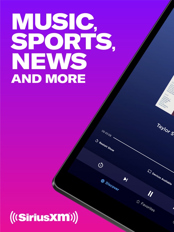 SiriusXM: Music, Sports & News Ipad images