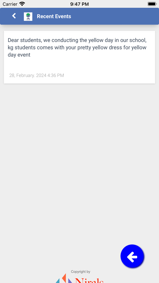 #2. RKV Senior Secondary School (iOS) Av: Nirals Information Technologies Private Limited