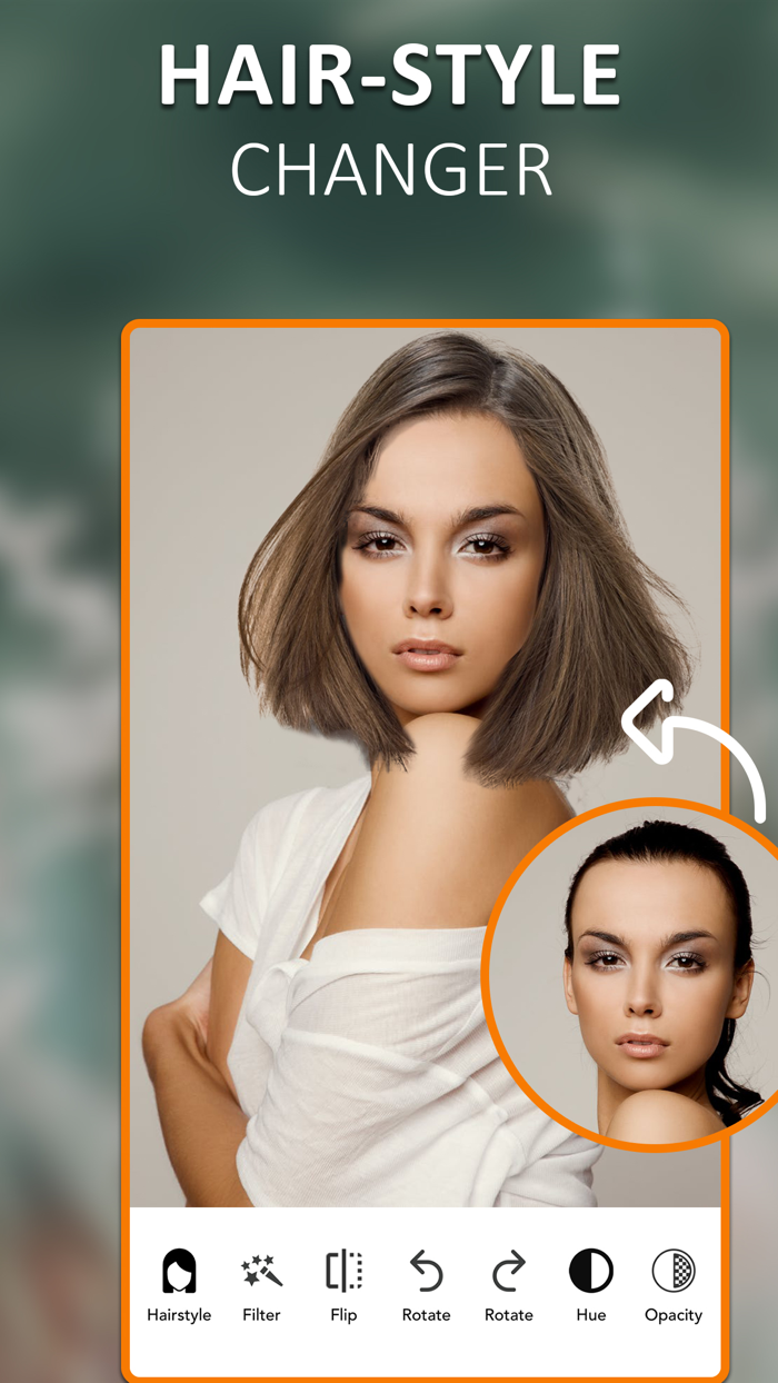 Hair style color changer App