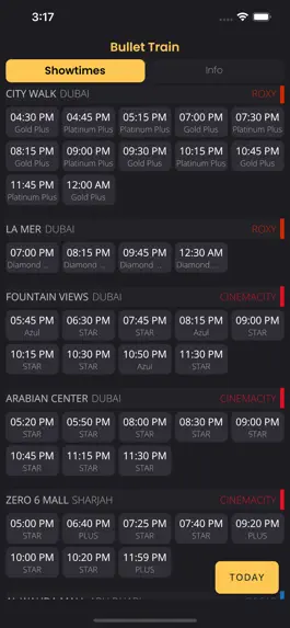 Game screenshot UAE - Cinemas & Events apk