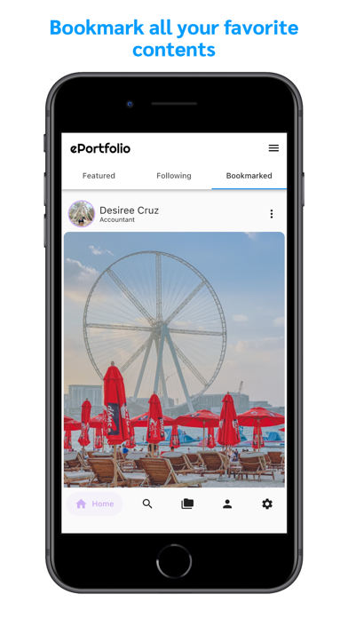 ePortfolio - Mobile Portfolio Screenshot