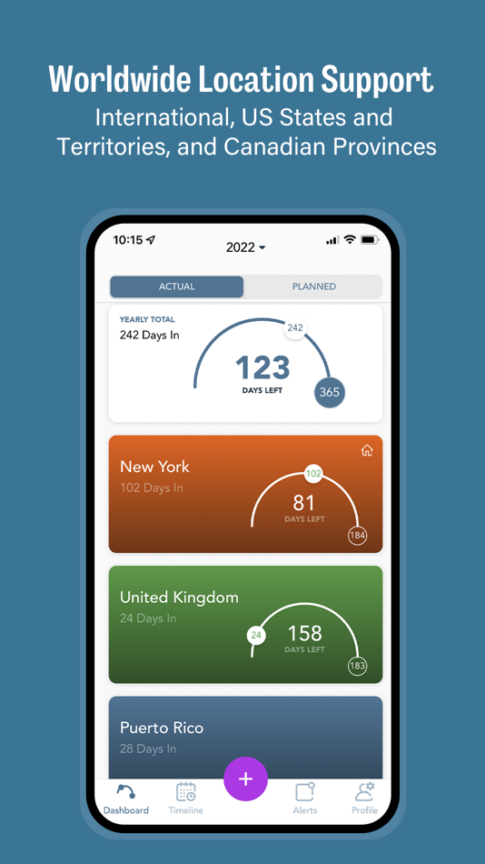 #4. TaxBird - Residency Tracker (iOS) 由: ware2now