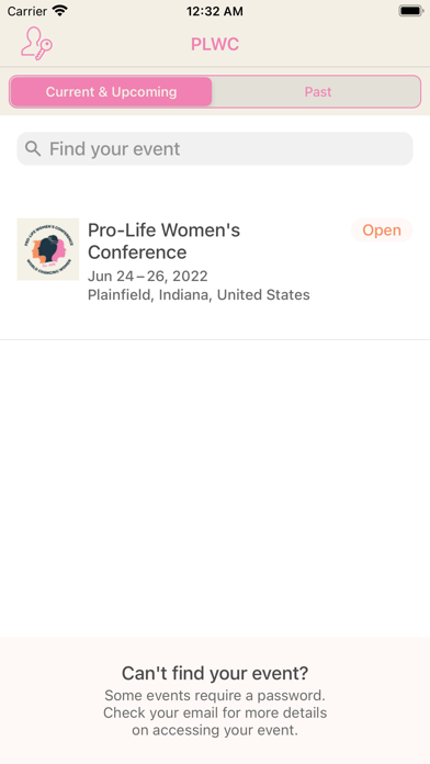 Pro-Life Women's Conference Screenshot
