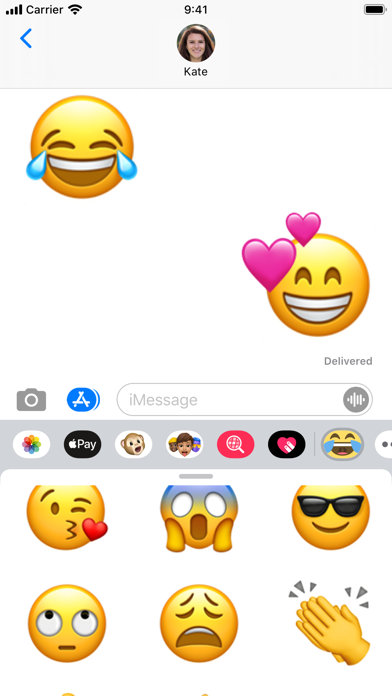 Screenshot #1 pour Mega Moji – Stickers Emoji