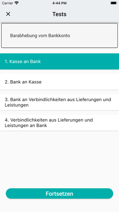 Rechnungswesen Buchungssätze Screenshot