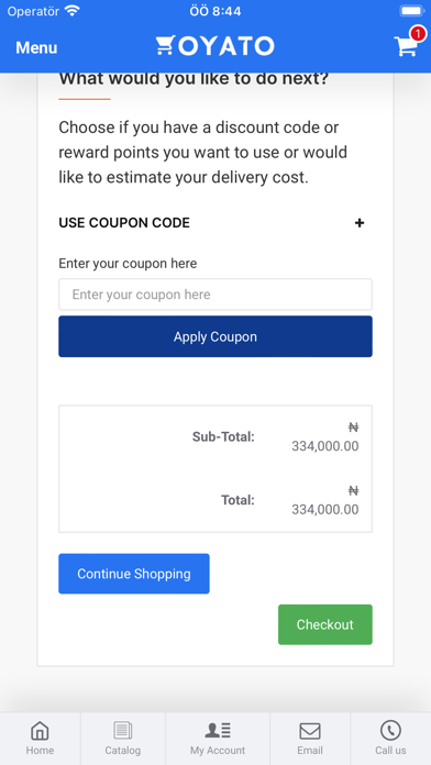 OYATO Online Shopping Screenshot