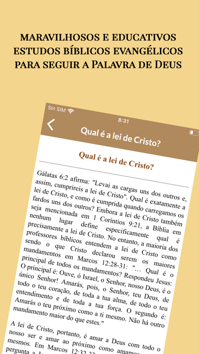 Estudos Bíblicos Evangélicos Screenshot