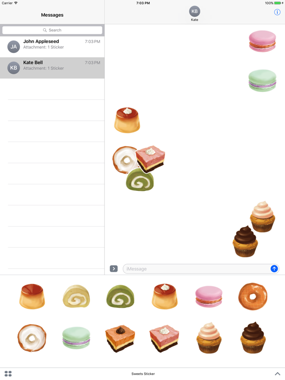 Screenshot #5 pour Dessert Sticker