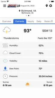 wric stormtracker 8 weather iphone screenshot 3