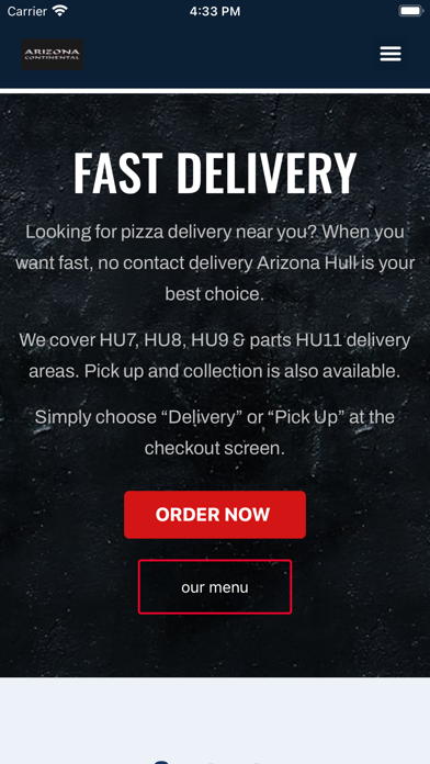 Arizona Takeaway - Hull Screenshot