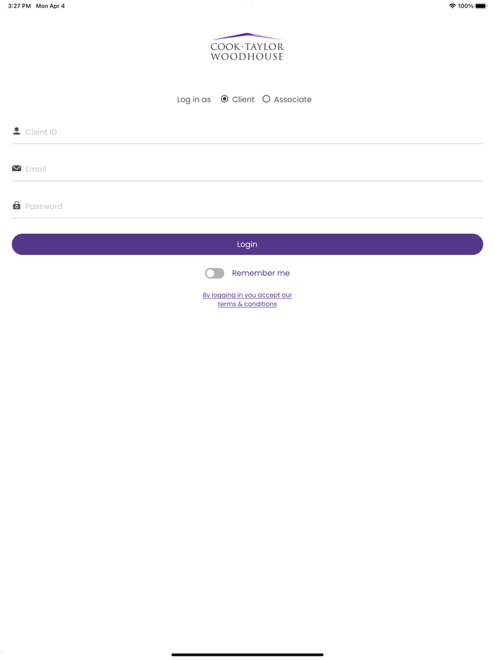 Cook Taylor Woodhouse Portal