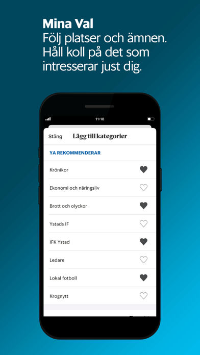 Ystads Allehandas Nyhetsapp screenshot 2