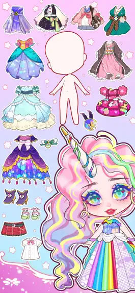 Game screenshot Hair Doll Dress Up Game apk