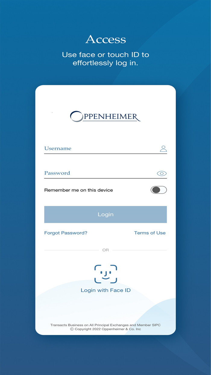 Opco Client Access mobile app