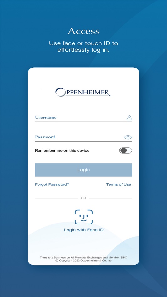 #1. Opco Client Access mobile app (iOS) 由: Oppenheimer and Co. Inc.