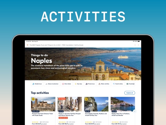 Naples Travel Guide Offline iPad screenshot 6 - Navigation app