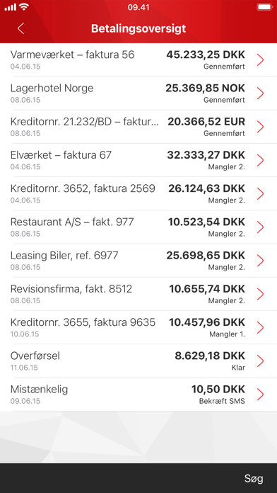 Skjern Banks Mobilbank Erhverv Screenshot