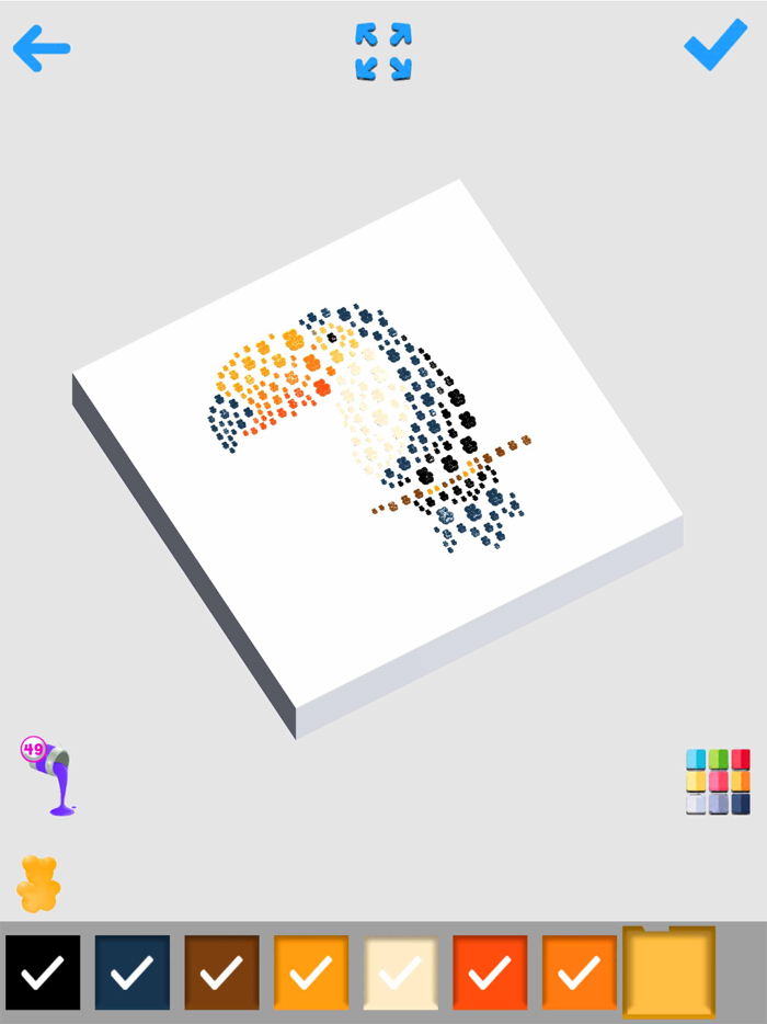 Jelly Art 3D Color By Number