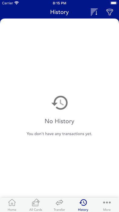 Dunes Club Card Screenshot