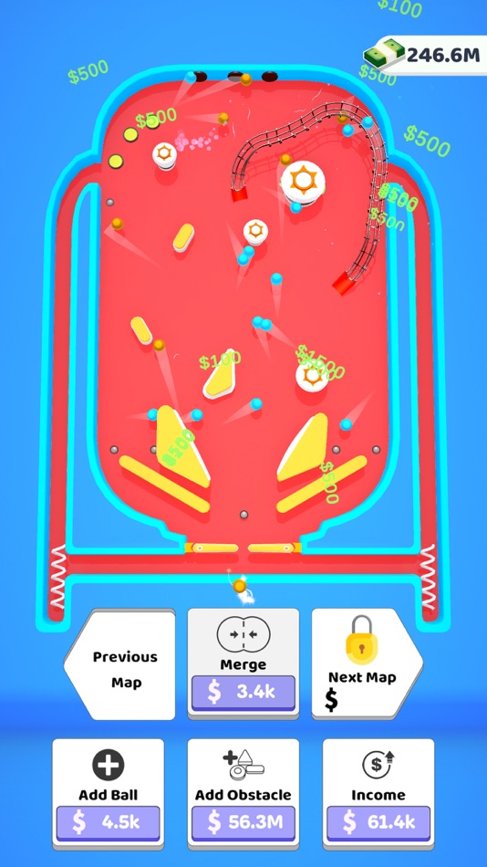 #4. Pinball Clicker (iOS) Bởi: Piziz Games