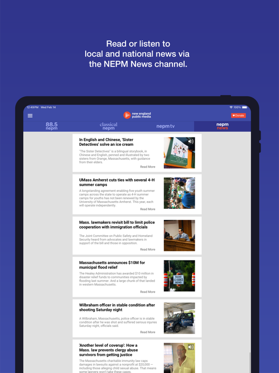 NEPM iPad screenshot 6 - Entertainment app