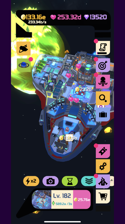 #3. Idle FTL Starship (iOS) 由: Ben Walker