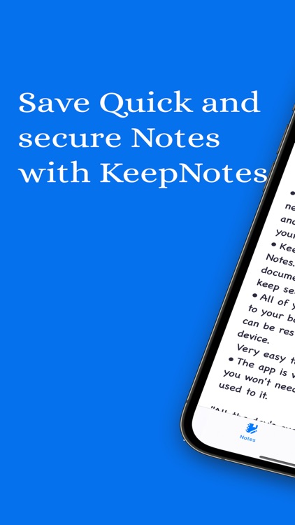 KeepNotes - Secure Notes