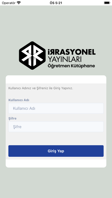 İrrasyonel Öğretmen Kütüphane Screenshot